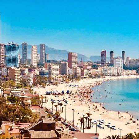 Luxurioeses Apartment In Benidorm Mit Pool Exterior foto